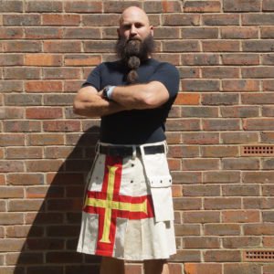 Guernsey flag kilt