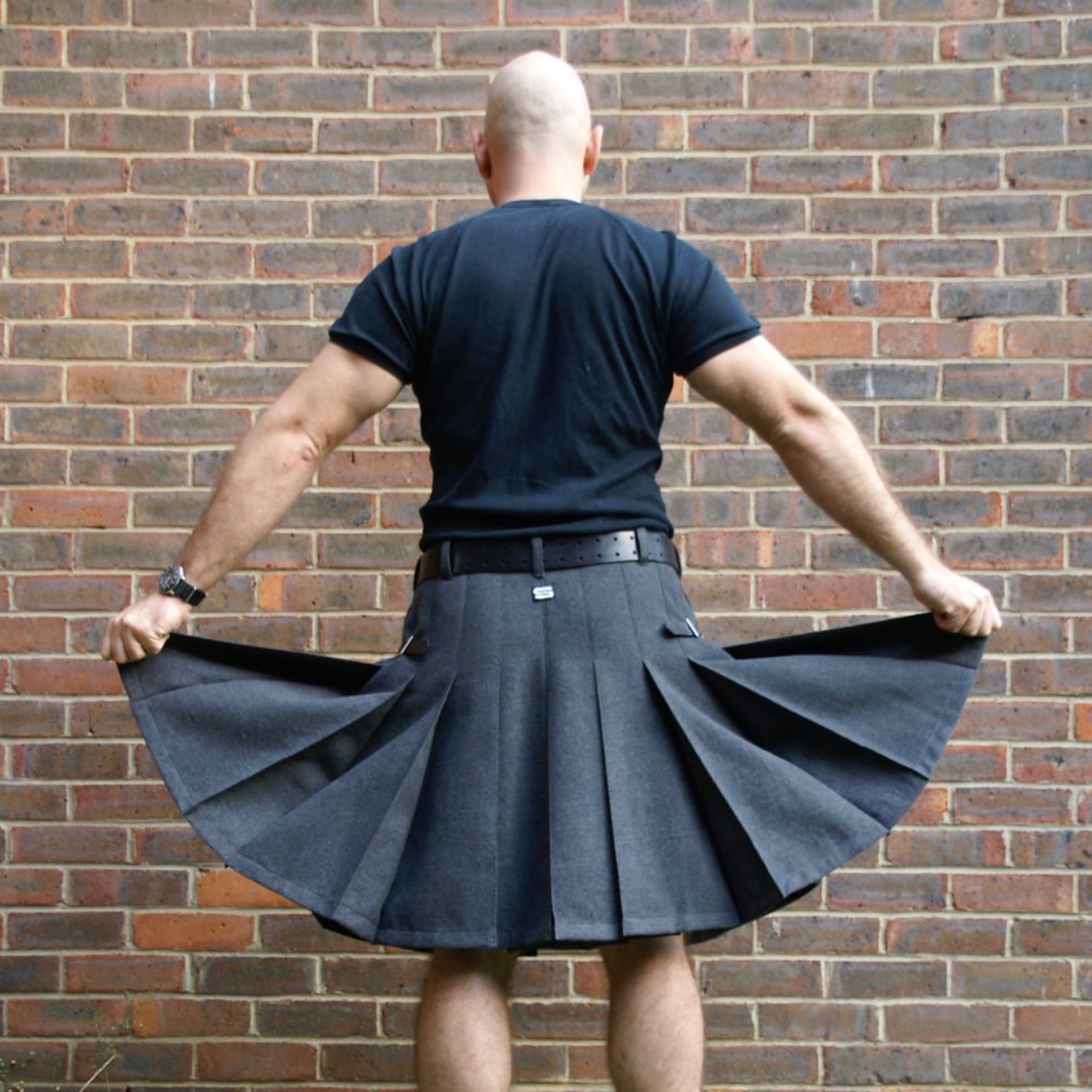 Grey kilt