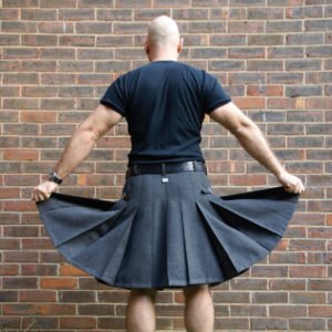 Grey kilt