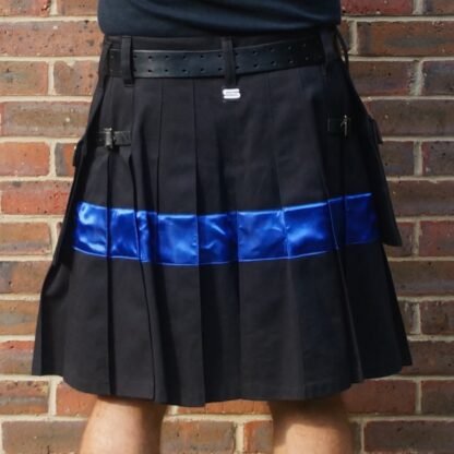 Police thin blue line kilt